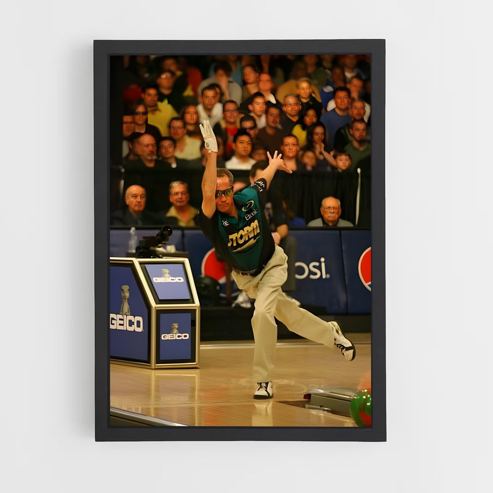 Poster Pete de weber Strike – affiche Bowling (vue 2)